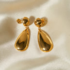 Aretes Gotas de oro