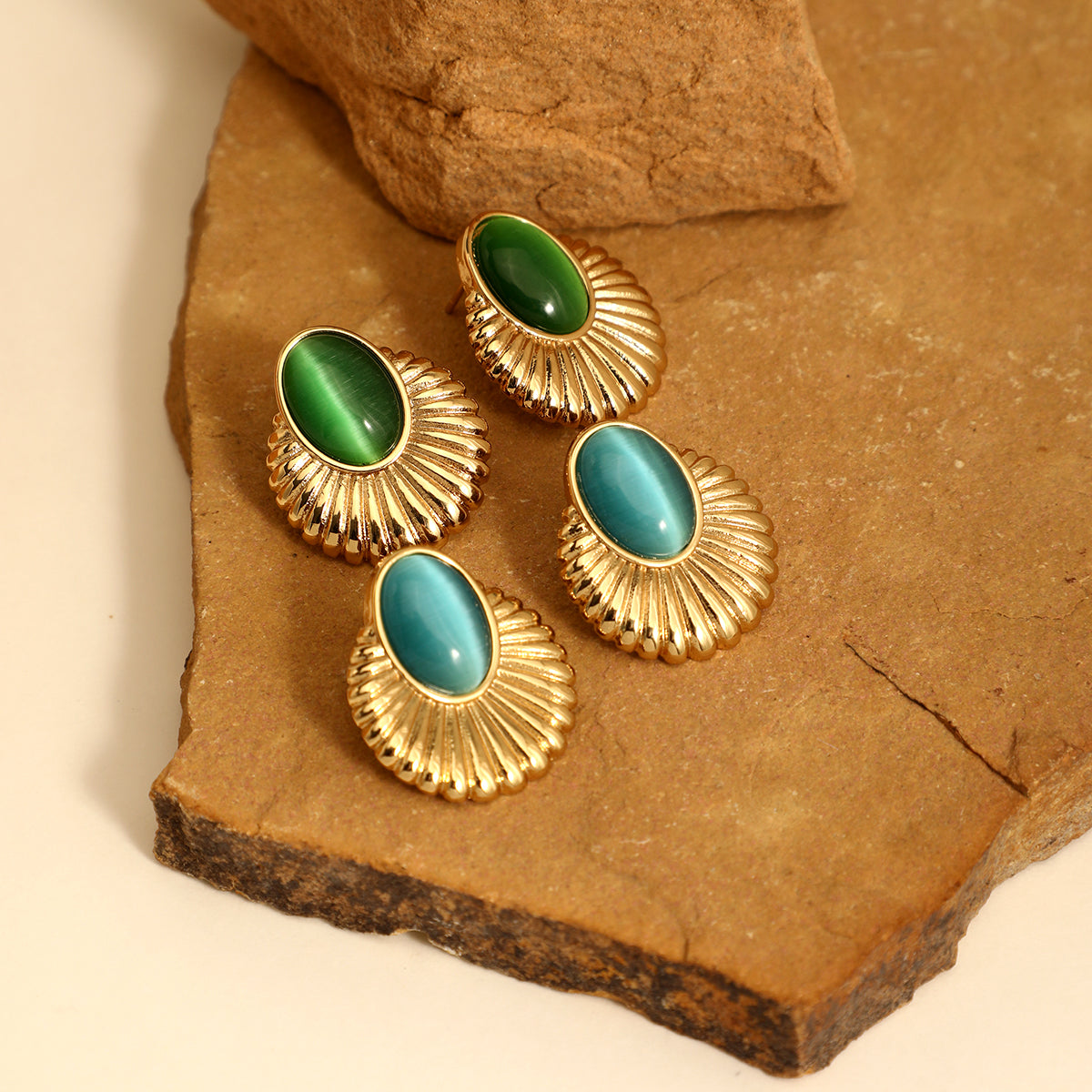 Aretes Verde Arcano